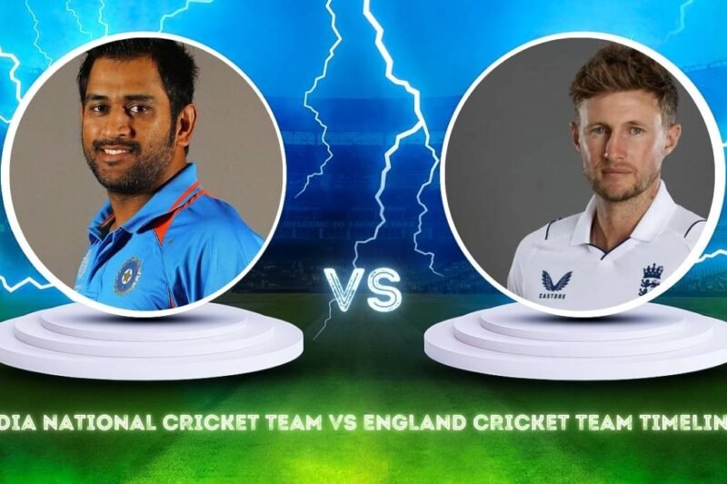 India National Cricket Team vs England Cricket Team Timeline